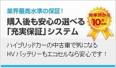 安心の保証と豊富な品揃え!ハイブリッドカー専門店 エコセルの強み